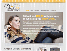 Tablet Screenshot of designbeeadvertising.com